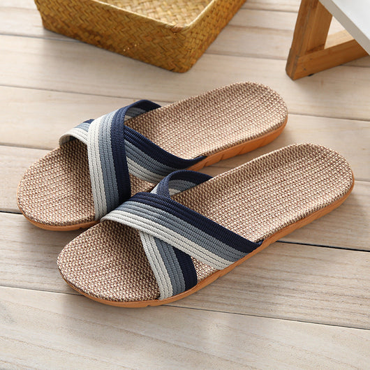Pantuflas de Lino para Pareja - Cómodas para Casa con Suela Gruesa - Image 7
