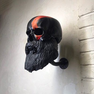 Soporte Decorativo para Casco de Motocicleta con Calavera - Ornamento Artesanal - Image 3