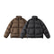 Chaqueta Acolchada Cuadros con Cuello Alto