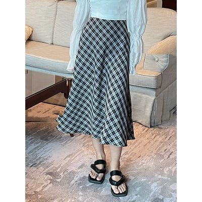 Falda Negra Cintura Alta Corte Recto para Mujer - Image 8