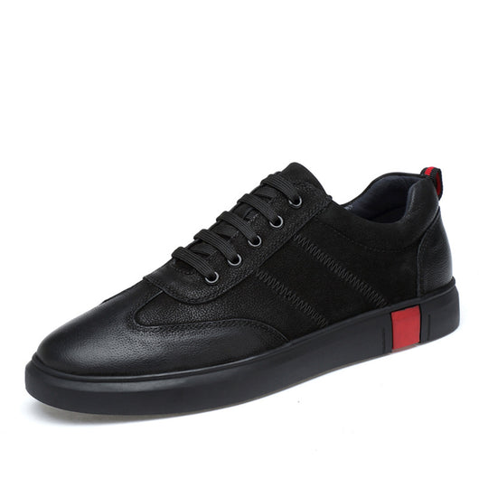 Zapatos Casuales Hombre Estilo Coreano Cuero Premium Tallas Grandes - Image 5