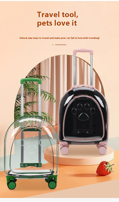 Mochila Transportadora Panorámica para Mascotas con Ventana Transparente - Image 21