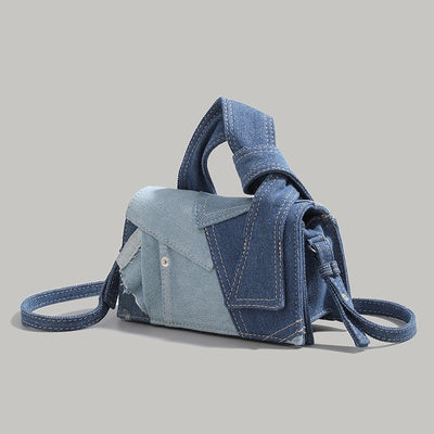 Bolso Bandolera de Denim Premium para Mujer - Estilo Versátil y Elegante - Image 4