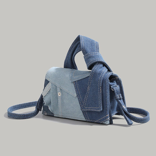 Bolso Bandolera de Denim Premium para Mujer - Estilo Versátil y Elegante - Image 4