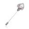 Vintage Crystal Flower Men Suit Brooch Pin Simple Rose Flower 3style