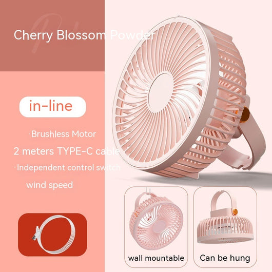 Ventilador Portátil Recargable con Luz Nocturna - Diseño Infantil para Escritorio y Cabecera - Image 10