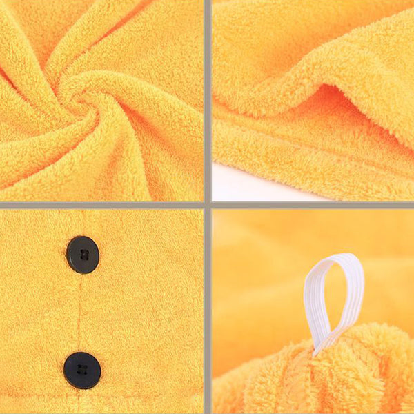 Toalla Absorbente para Cabello Húmedo - Turbante Secador Suave