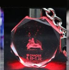Llavero de Cristal Brillante con Colgante LED - Image 7