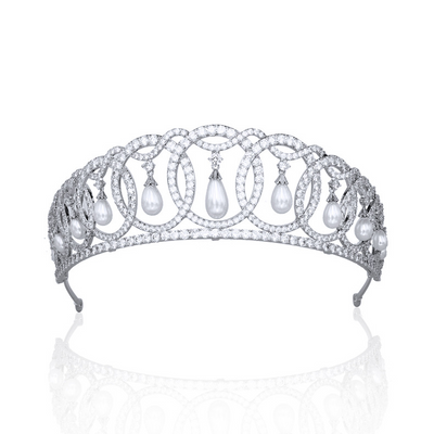 Corona Nupcial de Circonitas Reales - Image 17