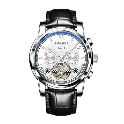 Reloj Automático Mecánico Impermeable Multifuncional para Hombre - Image 12