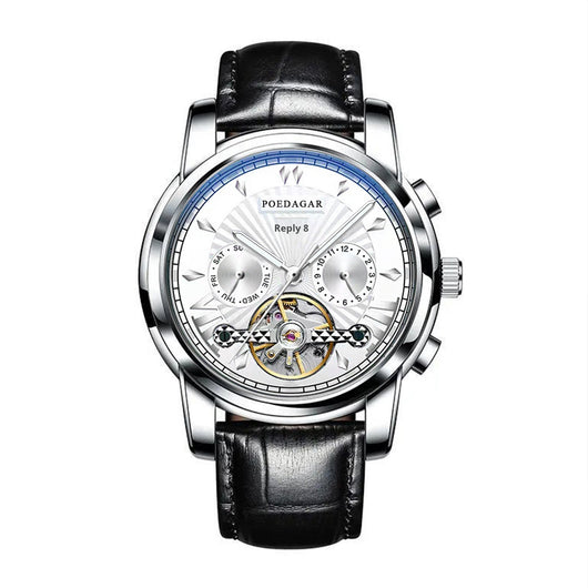 Reloj Automático Mecánico Impermeable Multifuncional para Hombre - Image 12