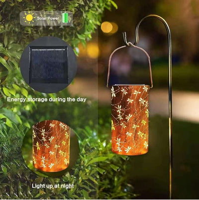 Lámpara Solar Colgante Decorativa para Patio - Resistente al Agua - Image 11