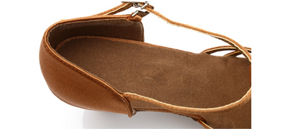 Zapatos de Baile Latino para Mujer Satén Tacón 7cm - Image 11