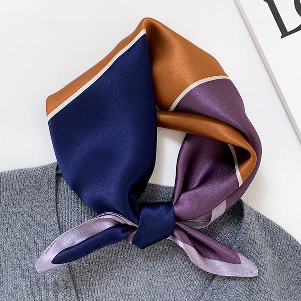 Pañuelo de Seda para Cabello - Banda Coordinable Multicolor