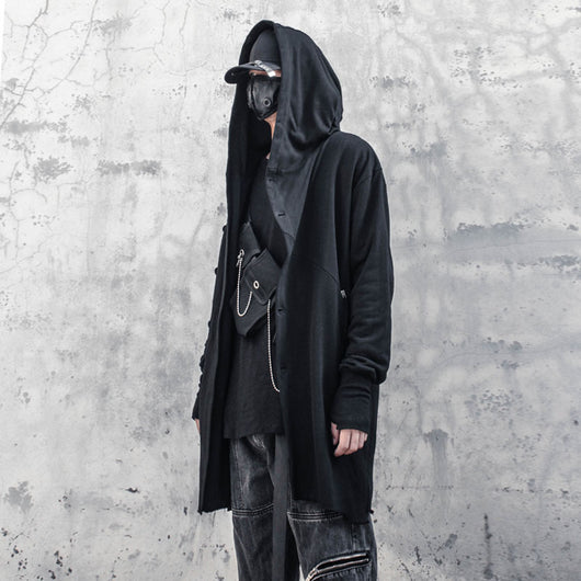 Abrigo Hoodie Yamamoto para Hombre - Diseño Elegante y Versátil - Image 10