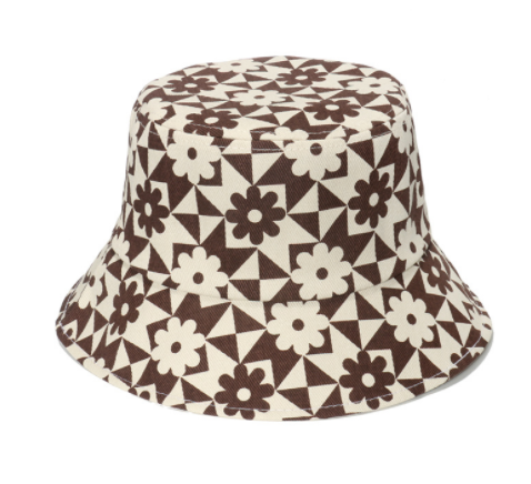 Sombrero Pescador Mujer Flores Geométricas Primavera Verano - Image 17