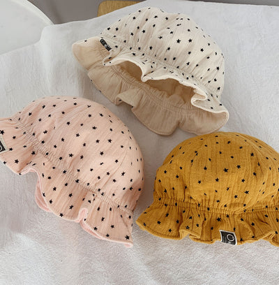 Gorro de Sol Infantil Doble Lunares Estilo Pescador - Image 6