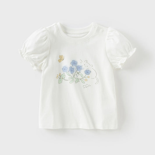 Blusa Antibacterial Antiácaros de Algodón Puro 5A para Niña