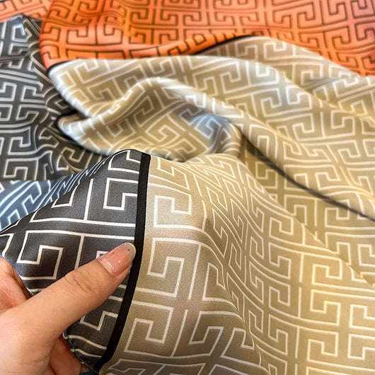 Pañuelo de Seda Elegante Protección Solar Primavera Verano para Mujer - Image 2
