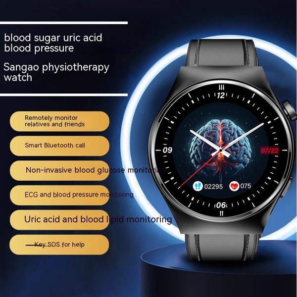 Reloj Inteligente de Monitoreo de Presión Arterial y Frecuencia Cardíaca de Alta Precisión