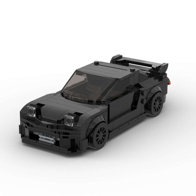 Auto de Carreras Deportivo Infantil Compatible con Bloques de Construcción Lego - Image 12