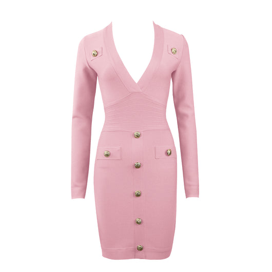 Vestido Elegante Entallado de Manga Larga para Mujer - Image 18