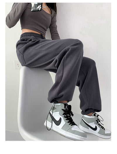 Pantalones Anchos de Cintura Alta Cómodos para Primavera y Otoño - Image 8