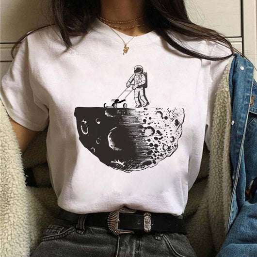 Playera Estampada de Personalidad Creativa para Estudiantes - Image 30