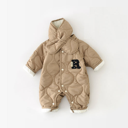 Mameluco Acolchado para Bebé con Forro Polar - Calidez para Otoño e Invierno - Image 5