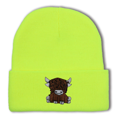 Gorro de Lana Tejido con Diseño de Yak Peludo - Abrigo Otoño e Invierno - Image 19