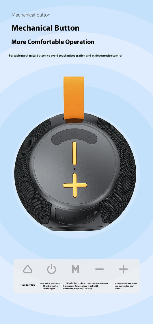 Parlante Bluetooth Portátil con Lámpara RGB y Modo TWS - Image 18