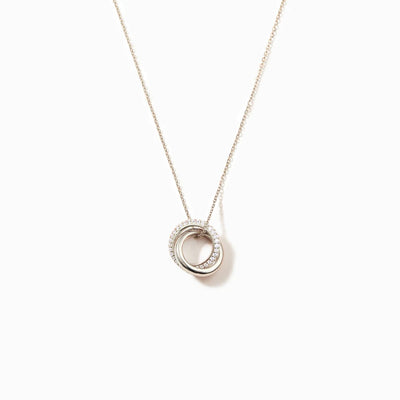 Collar de Plata Esterlina 925 Entrelazado para Mujer - Image 5