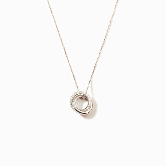 Collar de Plata Esterlina 925 Entrelazado para Mujer - Image 5