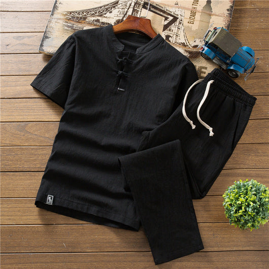 Conjunto de Pantalón y Camiseta Casual para Hombre - Image 13