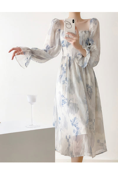 Vestido Estampado Floral Delicado con Toque Mágico - Image 15