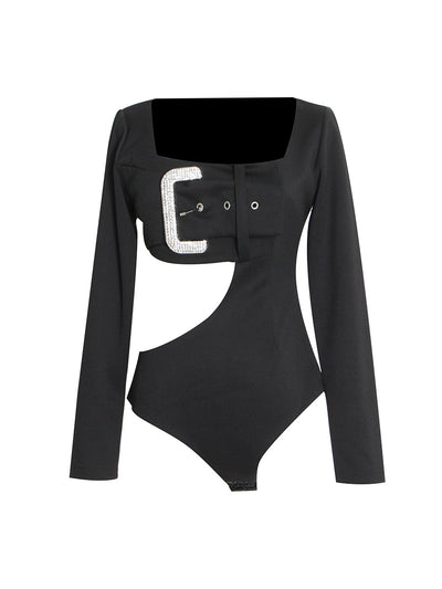 Blusa Retro Francesa Cuello Cuadrado Ajustada con Cintura Marcada - Image 22