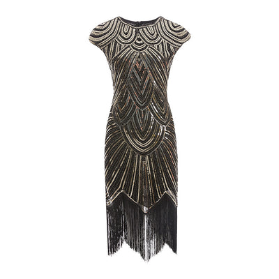 Vestido de Lentejuelas con Flecos y Trenzas - Image 16