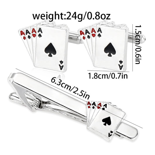 Gemelos de Póker y Pasador de Corbata Ejecutivo - Image 27