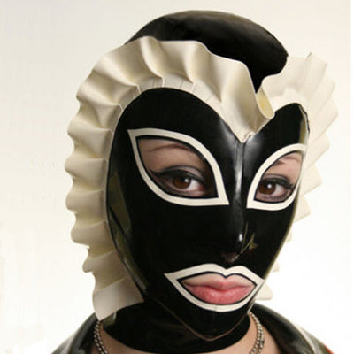 Máscara Látex de Personalidad Fashion - Accesorio Audaz para Eventos