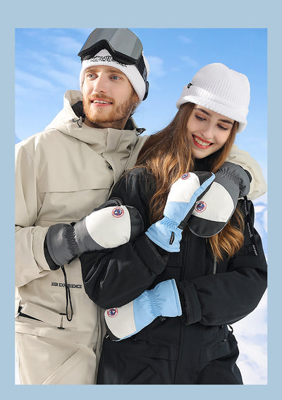 Guantes de Snowboard para Mujer Impermeables con Pantalla Táctil y Forro Térmico - Image 22