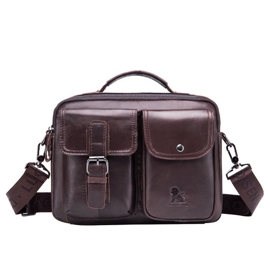 Bolso de Mano Retro en Cuero Premium - Gran Capacidad y Estilo Clásico - Image 3