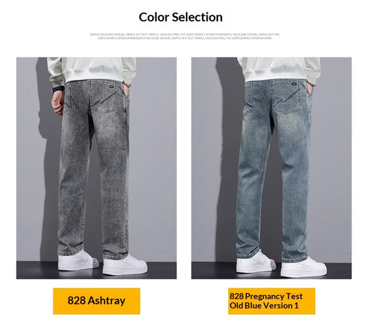 Pantalones Vaqueros Anchos Rectos Estilo Urbano para Hombre - Image 8