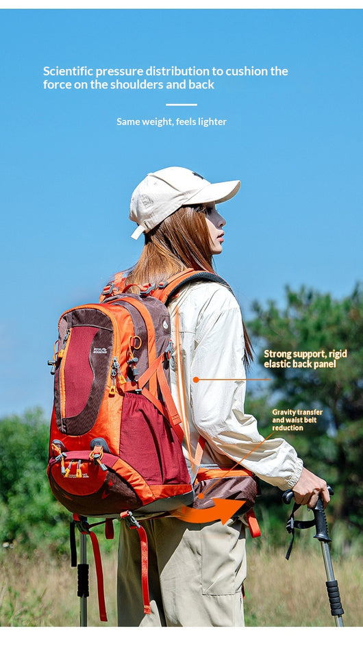 Mochila de Montaña Impermeable de Gran Capacidad Ultraligera - Image 13