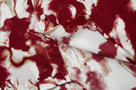Camisa Suelta Tie-dye Personalizada con Tinta para Hombre - Image 16
