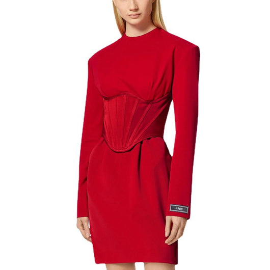 Conjunto Vestido Mini Dos Piezas Cintura Pez Otoño Invierno - Image 14