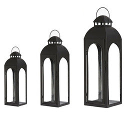 Linterna Portátil de Vidrio y Hierro para Exterior - Farol Resistente al Viento - Image 3