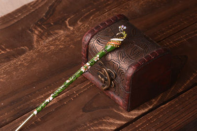 Pasador de Cabello Cloisonné Antiguo Chino para Dama - Image 15