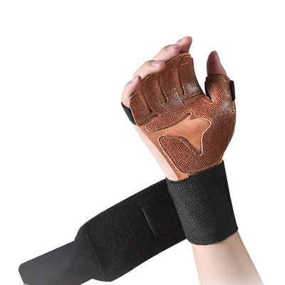 Guantes de Fitness de Cuero Genuino con Agarre Antideslizante - Image 5