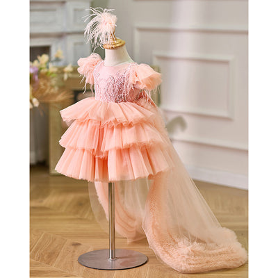 Vestido Infantil de Moda con Volantes Elegantes - Image 15