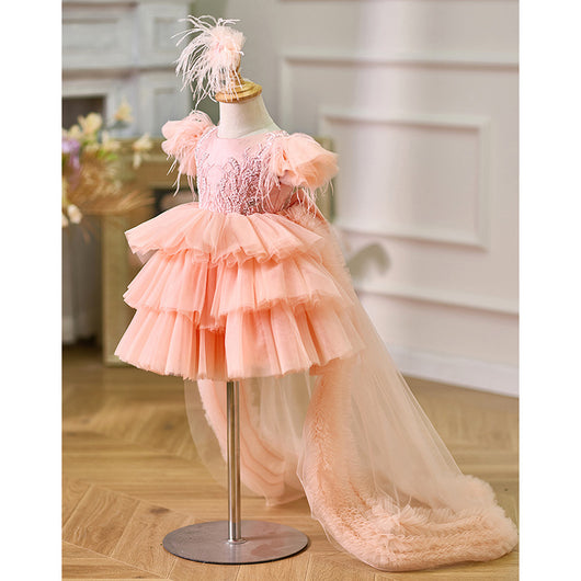 Vestido Infantil de Moda con Volantes Elegantes - Image 15